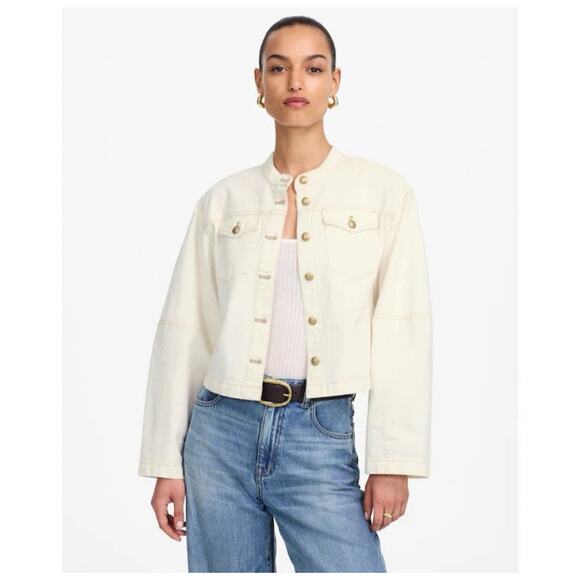 Madewell Jackets & Blazers - NWT Madewell Cocoon-Sleeve Denim Lady Jacket In Vintage Canvas Size XS